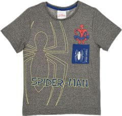 Sun City Dětské tričko Spiderman bavlna světélkující šedé vel. 3 roky Velikost: 98 (3 roky)