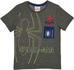 Sun City Dětské tričko Spiderman bavlna světélkující šedé vel. 3 roky Velikost: 98 (3 roky)