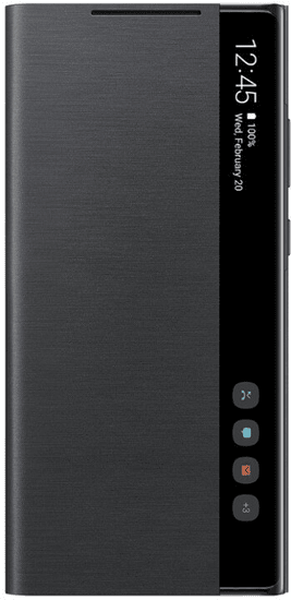 SAMSUNG Flipové puzdro Clear View Note 20 EF-ZN980CBEGEU, čierne