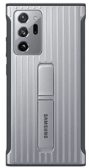 SAMSUNG Tvrdený ochranný kryt Note 20 Ultra Silver EF-RN985CSEGEU