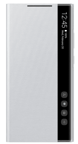 SAMSUNG Flipový Clear View Note 20 Ultra White EF-ZN985CSEGEU