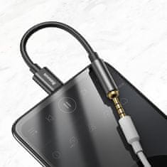 BASEUS L54 adaptér z USB-C na 3.5 mm audio jack, čierny