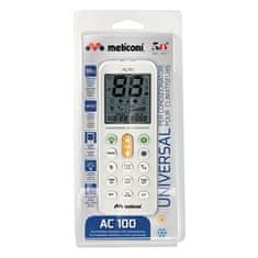Meliconi Diaľkové ovládanie , 802101 AC100, ku klimatizácii, podsvietený displej, funkcia hodín