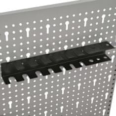 Vidaxl Nástenné závesné panely na náradie 4 ks 40x58 cm oceľové