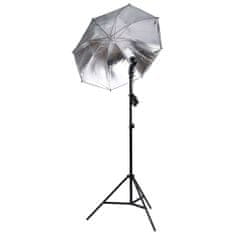 Vidaxl Výbava do fotoštúdia, lampy, dáždniky, pozadie a reflektor