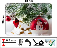 RoomDecor.eu Vianočné prestieranie-065, 4 Ks