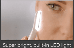 Alum online Strihač obočia a chĺpkov s LED svetlom 