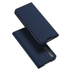 Dux Ducis Skin Pro knižkové kožené puzdro na Huawei P40 Lite E, modré