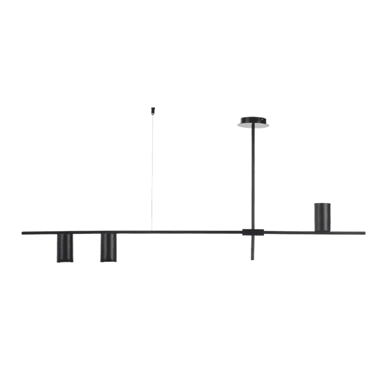 ACA Závesné svietidlo ARISTO max. 3x35W/GU10/230V/IP20, čierne