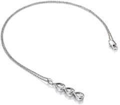 Hot Diamonds Strieborný náhrdelník s trblietavým príveskom Emozioni Acqua Amore EP038