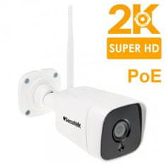 Secutek Super HD 5MP IP kamera so záznamom SBS-B19WPOE s PoE