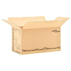 Vidaxl Kartónové krabice na sťahovanie XXL 60 ks 60x33x34 cm