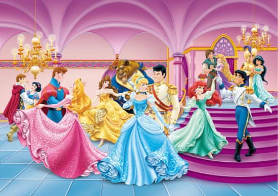 AG Design Fototapeta Tancujúce princezné Disney 255 x 180 cm 2 ks