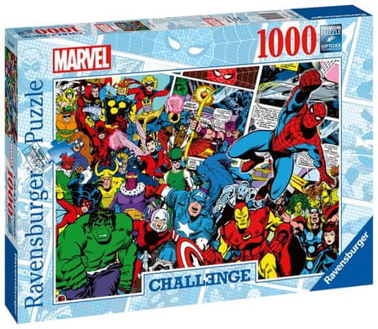 Ravensburger Puzzle 165629 Marvel Výzva 1000 dielikov