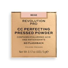 Revolution PRO Lisovaný pudr CC Perfecting (Pressed Powder) 5 g (Odtieň Warm Beige)