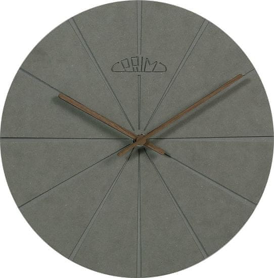 PRIM Dizajnové hodiny Design II E01P.3872.92, sivé
