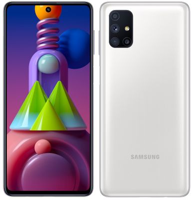 Samsung Galaxy M51, veľký displej, štvornásobný ultraširokouhlý fotoaparát, NFC, čítačka odtlačkov prstov, extrémna batéria, veľkokapacitná, dlhá výdrž, 8-jadrový procesor Snapdragon 730