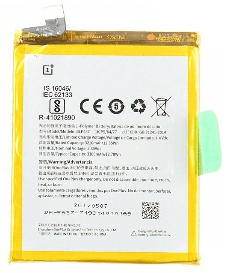OnePlus BLP637 Batéria 3300 mAh Li-Pol (Bulk) (Bulk) 2439371