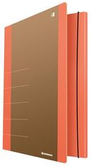 Donau Dosky s gumičkou "Life", neónovo oranžová, kartón, A4, 2060001 FSC-12
