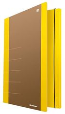 Donau Dosky s gumičkou "Life", neónovo žltá, kartón, A4, 2060001 FSC-11