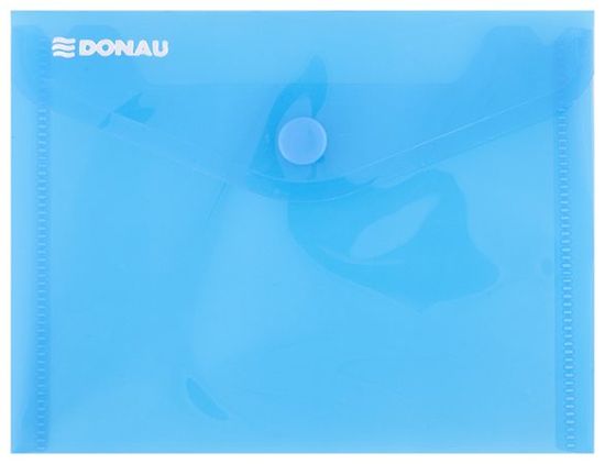 Donau Spisové dosky, s cvokom, modrá, A6, PP, 8549001PL-10