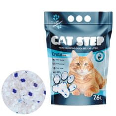 CAT STEP Crystal Blue silikátové stelivo 3,34 kg