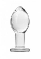 NS Novelties Análny kolík Crystal Large Glass Plug