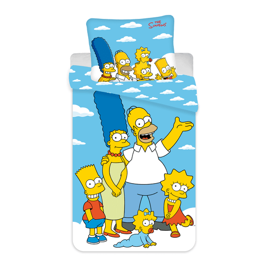 Jerry Fabrics Obliečky Simpsonovci Rodina Oblaky 02