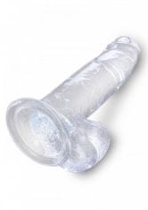 Pipedream Pipedream King Cock Clear 7" Cock with Balls dildo