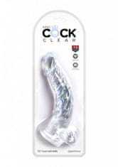 Pipedream Pipedream King Cock Clear 7,5" Cock with Balls dildo