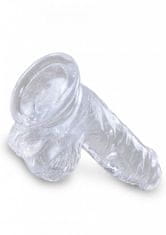 Pipedream Pipedream King Cock Clear 5" Cock with Balls dildo