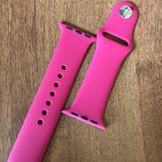 4wrist Silikónový remienok na Apple Watch – Barbie ružová 42/44/45/49 mm – S/M