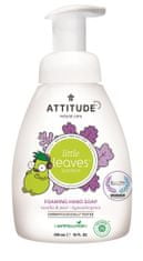 Attitude Little leaves Detské penivé mydlo na ruky s vôňou vanilky a hrušky, 295 ml