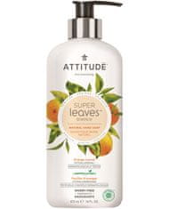 Attitude Super leaves Prírodné mydlo na ruky s detoxikačným účinkom - pomarančové listy, 473 ml