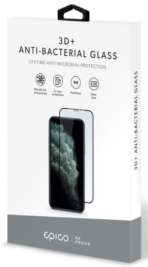 EPICO ANTI-BACTERIAL 3D+ GLASS iPhone 6/6S/7/8/SE (2020) 47512151100001, biela