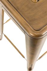 BHM Germany Barová stolička Lisa (SET 4 ks), zlatá