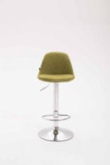 BHM Germany Barová stolička Kiel (SET 2 ks), textil, zelená
