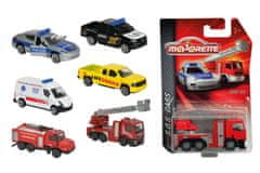 auto hasiči, ambulancie alebo polícia
