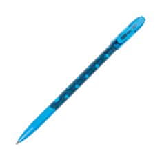EASY Kids WAY Gumovacie guľôčkové pero, modrá náplň, 0,5 mm, 24 ks v balení, modré-ružové