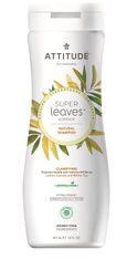Attitude Super leaves Prírodný šampón s detoxikačným účinkom, 473 ml - rozjasňujúci pre normálne a mastné vlasy