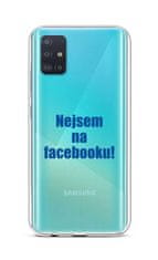 TopQ Kryt Samsung A51 silikón Nie som na Facebooku 51412