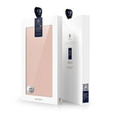 Dux Ducis Skin Pro knižkové kožené puzdro na Huawei Y6p, ružové