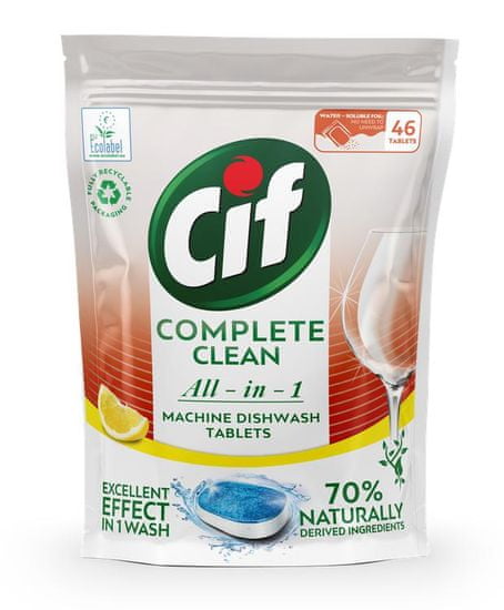 Cif tablety do umývačky All-in-1 Citrus 46 tabliet