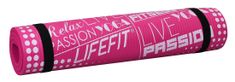 LIFEFIT Podložka Yoga Mat Exkluziv, 100 × 58 × 1 cm, svetloružová
