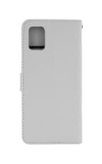 TopQ Kryt Samsung A31 Knížková biely s prackou 51074