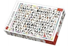 Trefl Puzzle 208 mačičiek 1000 dielikov 68x48cm v krabici 40x27x6cm Cena za 1ks