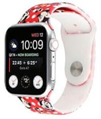4wrist Silikónový remienok na Apple Watch – Červený Mickey Mouse 38/40/41 mm