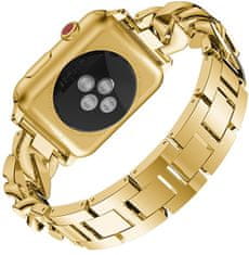 4wrist Kovový remienok na Apple Watch – Zlatý – 38/40/41 mm