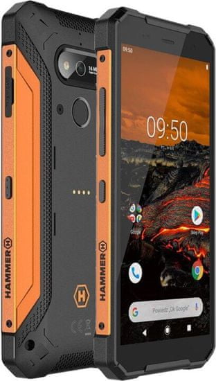 myPhone Hammer Explorer, 3GB/32GB, Orange - rozbalené