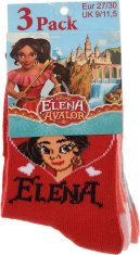 Sun City Dětské ponožky Elena z Avaloru sada 3 páry Velikost: 23/26